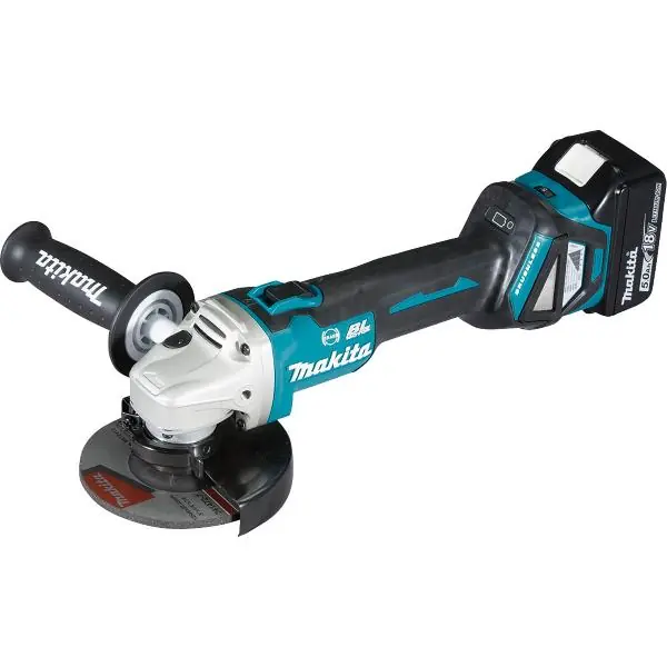 Expresní Doručení MAKITA aku úhlová bruska DGA 513 RTJ 18,0 Volt/ 5,0 Ah (IEC) Li-Ion