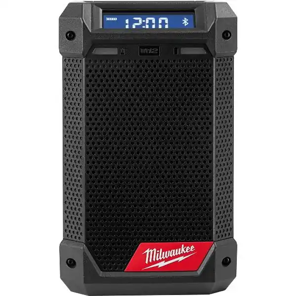 Zlevněný MILWAUKEE síťové/bateriové rádio M12 RC DAB+- 12V baterie a síť 230 V