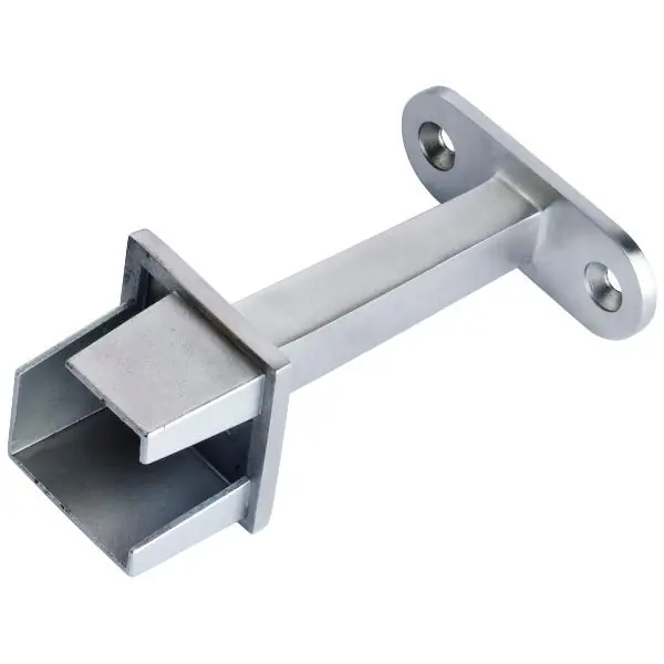 Vrácení Zdarma Držák zábradlí pro čtyřhrannou trubku 40 x 40 x 2,0 mm, nerez broušená V2A