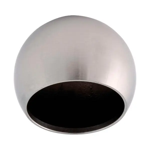 Cenově Výhodný Koncovka kulatá pro trubku ø 42,4 mm, vnější ø 55 mm, výška 44 mm, nerez V4A