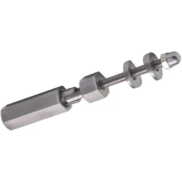 Nejlepší Volba CROSO šroubovací prvek s kloubem, pro 5 mm lanko, nerez broušená V4A