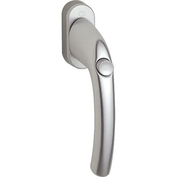 HOPPE okenní klika TOKYO s knoflíkem, 7 x 32 mm, 90°, F1 stříbrná přír. Kup Teď