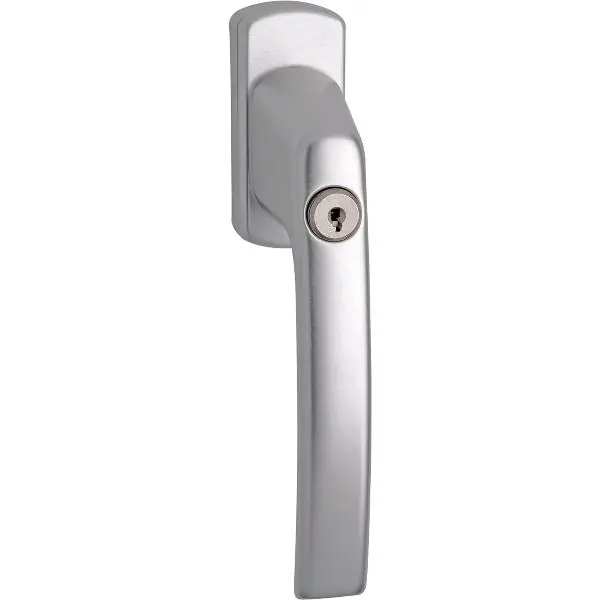 MACO okenní klika HARMONY, zamykatelná čtyřhran 7x35 mm, hliník stříbrný elox Ověřený