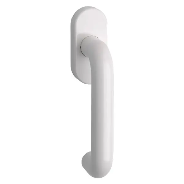 Finální Výprodej HEWI okenní klika 111 FG.1 - zakryté šrouby, 7 x 30 mm, čistě bílá