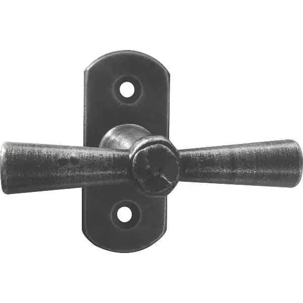 SCHÖRGHOFER okenní klika oliva AIST, čtyřhran 7 x 40 mm, železo kartáčované Oblíbený