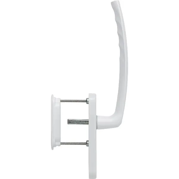 Pouze Dnes HOPPE sada pro HS portály ATLANTA s mušlí UG, 253 mm, bílá