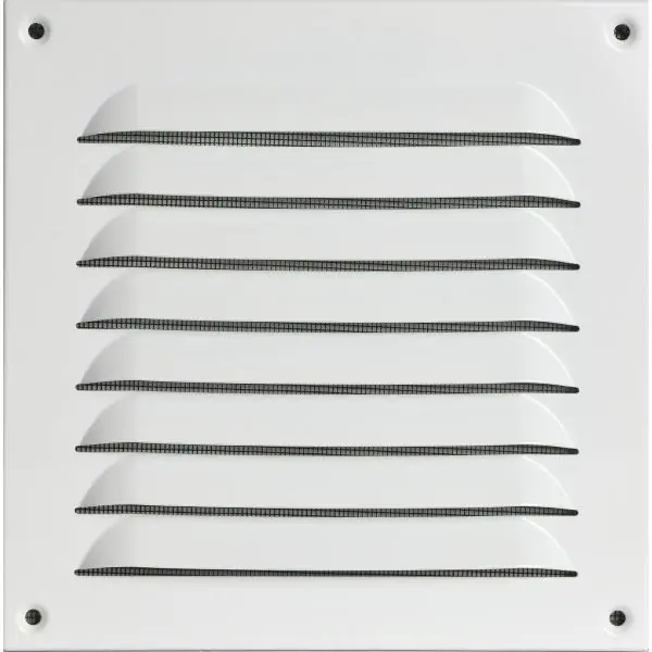 UPMANN ochranná mřížka šroubovací hranatá 200x200 mm hliník bílá Horká Nabídka