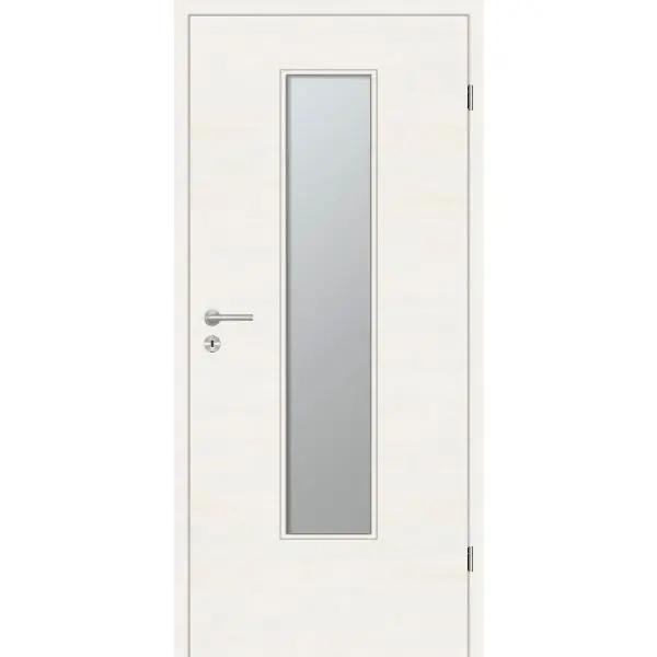 Top Prodej DONAU Soft interier. dveře CPL Bianco Authentic příčně sklo EN-M PR 800/2030mm