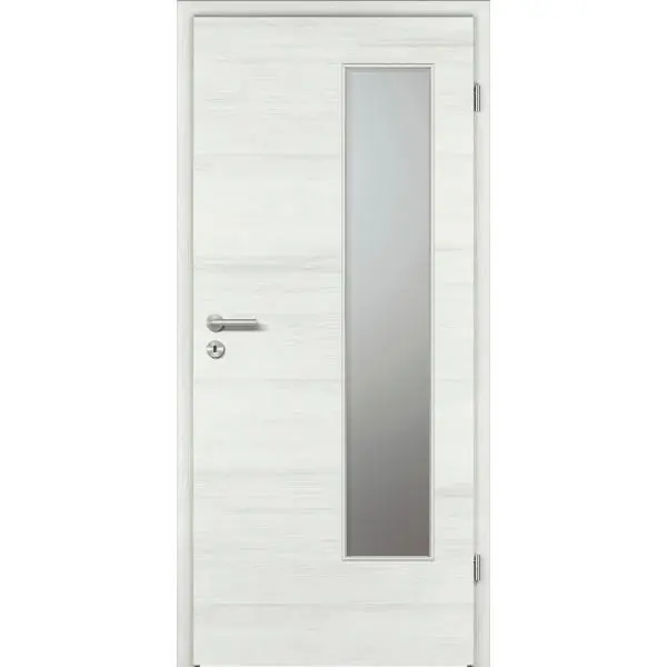 DONAU Soft interier. dveře CPL Grigio Authentic příčně sklo EN-B LE 750/2030mm Bezpečná Platba