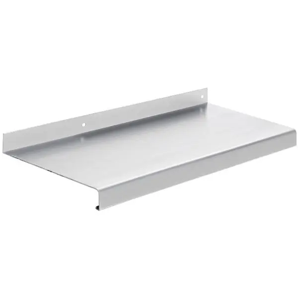 Venkovní parapet Standard 25 hliník bez povrch. úpravy s fólií 340 mm Autentický