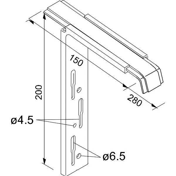 Doprava Zdarma Upevnění pro venkovní parapet Standard 25 / VH 25 termofasáda