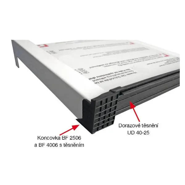 Dorazové těsnění Standard 25/Soft 40 pro venkovní parapet, bílé Akční Cena
