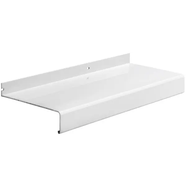 Cenově Výhodný Venkovní parapet Soft 40 hliník bílý RAL 9016 lak 90 mm