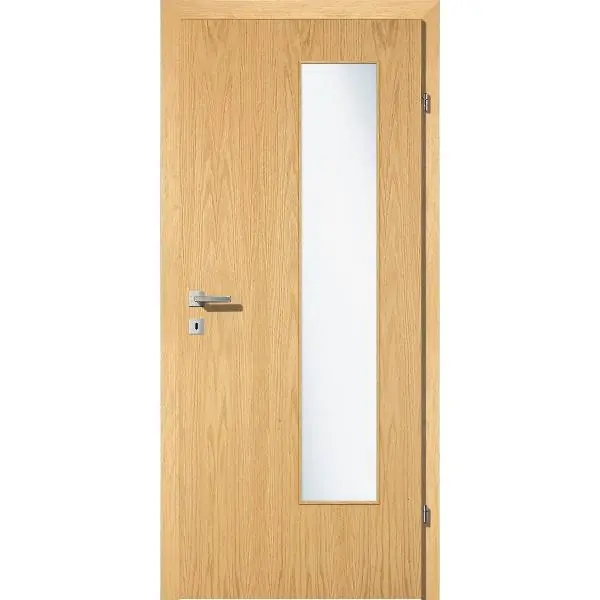 SOLIDO Smart interiér. dveře dub horský sv. lak. skl.v. EN-B levé VRD 900/2030mm Cenový Hit