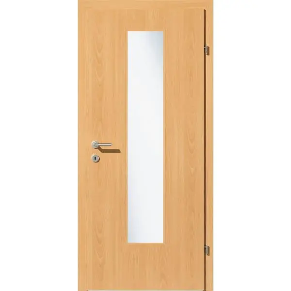 SOLIDO Smart interiér. dveře CPL buk selský podélně sklo EN-M Le VRD 750/2030 mm Novinka