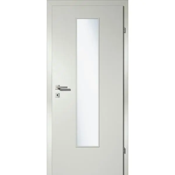 Akce SOLIDO Smart interiérové dveře CPL mlhavě šedé sklo EN-M pravé VRD 750/2030 mm