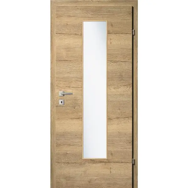 Inter. dveře Solido Smart CPL, dub, příčný, skl. výplň EN-M, L, VRD 750/2030mm Originální