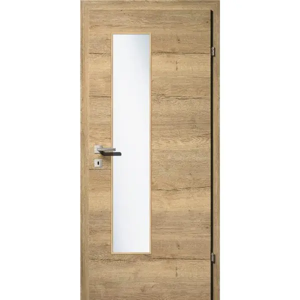 Cenový Hit Inter. dveře Solido Smart CPL, dub, příčný, skl. výplň EN-S, L, VRD 800/2030mm