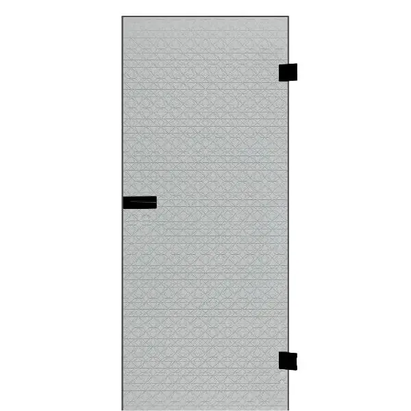 Celoskleněné dveře Edelstein Diamant čiré, VRD 821/2013/8 mm Pravé Autentický
