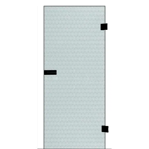Aktuální Celoskleněné dveře Edelstein Smaragd čiré, VRD 921/2013/8 mm Levé