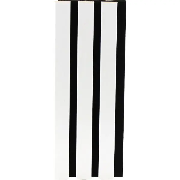 Nízká Cena Vzorek akustického panelu s měkkým okrajem, fóliovaný, bílá/černá