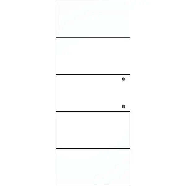 Horká Nabídka Celoskleněné posuvné dveře Industry Black 3 s vrtáním pro mušle, 820x2100mm