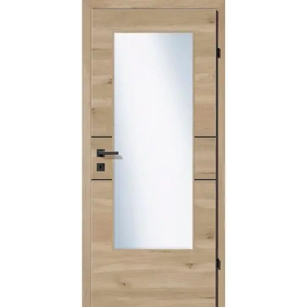 SOLIDO Smart interiér dveře CPL divoký buk 2 lišty černé pl. P, 900/2030mm Ihned K Objednání
